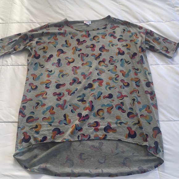 Disney Tops - LuLaRoe Grey Mickey T-shirt, Size M